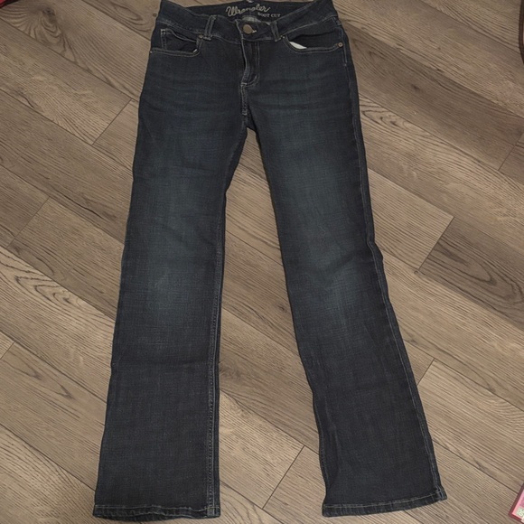 Wrangler Denim - Wrangler Women's Dark Blue Boot Cut Jeans